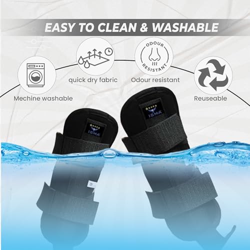 ISMA Ankle Support Brace for Men & Women – Adjustable Compression Ankle Brace for Sprained Ankle, Achilles Tendon Support, Sports, Running, Basketball, Gym – Breathable Ankle Stabilizer (Medium) - size: Medium