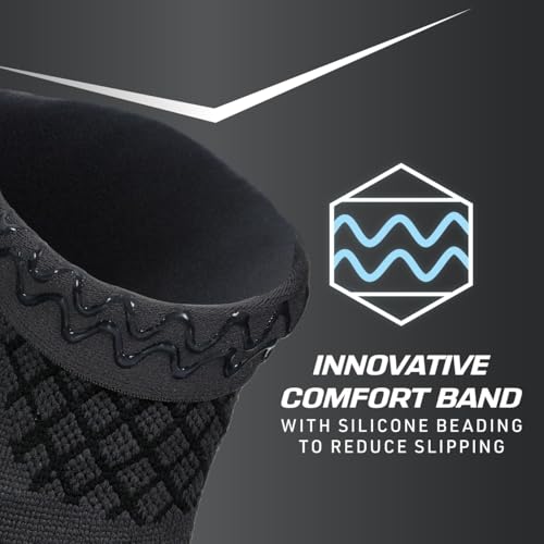 ACE Brand Flex Comfort Compression Ankle Sleeve 208704, S/M - size: Small/Medium