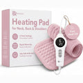 Heating Pad for Back, Shoulders and Neck, Pink, 23.6 x 11.8 in - color: Pink, size: 23.6 x 11.8 Inch
