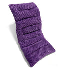 UNCN Microwave Weighted Moist Heating Pad Neck Back Cramps Large | 7x17 inch Large Cover | 2.2lbs Weighted Flax/Clay Beads | Even Heat Distribution | Soft Fleece | hot/Cold Reusable Therapy - color: Dark Purple