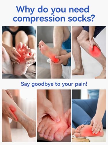 Compression Toe Socks for Men and Women 15-20mmHg, 3 Pairs, Knee High Five Finger Stockings - color: 04-beige-3pcs, size: Medium