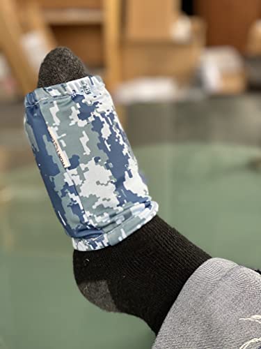 HurtSkurt® Premium Ice Therapy Sleeve – Island Palm Small – Stretch-Fit Wearable Cold Compression Wrap for Knee, Leg, Elbow & Ankle Recovery, Durable, Machine Washable, Stays Cold Longer - color: Island Palm, size: Small