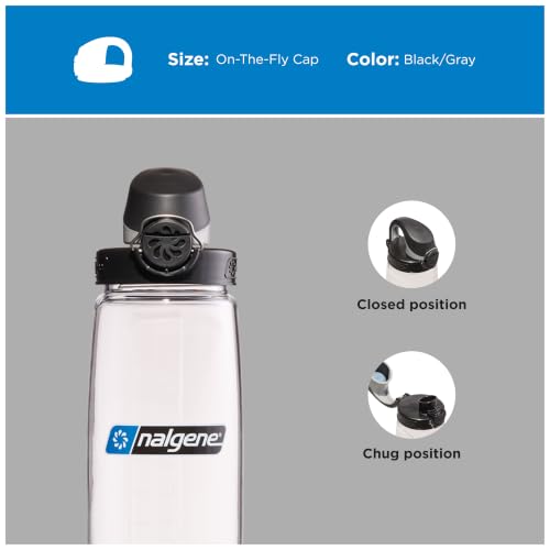 Nalgene On The Fly Bottle Replacement Lid - color: Black/Gray