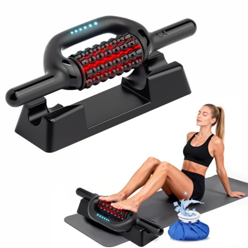 Electric Massager Roller for Back Shoulder Abdomen Leg & Foot with Ice Pack