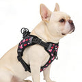 PUPTECK Dog Harness Small Sized Dog, Step in Adjustable Reflective Dog Vest Harness Escape Proof, No Pull Soft Padded Harness Easy Control, Heart, M - color: Black(Heart), size: M (CHEST: 14.5"-20")