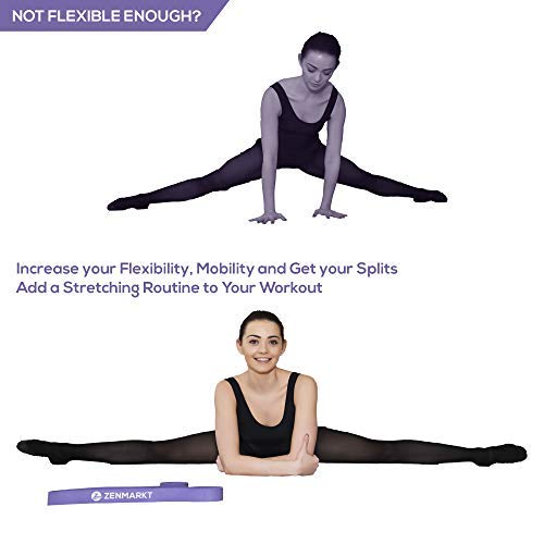 Ballet Stretch Bands for Flexibility, Strength and Dance Training - color: Purple