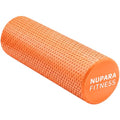 Exercise Foam Roller | Pilates Foam Roller - color: Orange, size: 18 Inch - Large