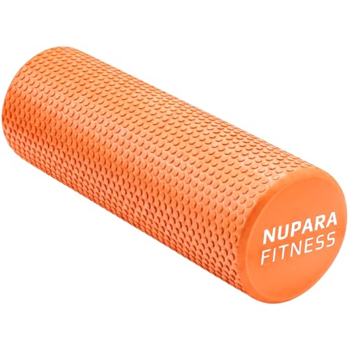 Exercise Foam Roller | Pilates Foam Roller - color: Orange, size: 18 Inch - Large