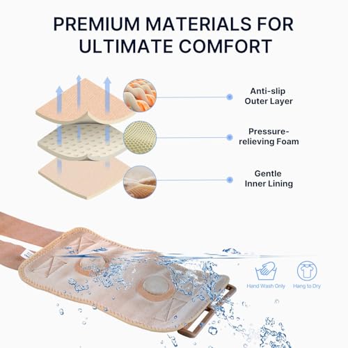 Fit Geno Sciatica Brace with Dual Pressure Pads for Pain Relief, Unisex - color: Nude