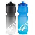 Mtb Bike Water Bottle 750ml Leakproof Squeeze, Dishwasher Safe - color: Black/White+Blue/Green, size: 2‑Pack