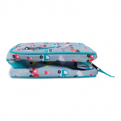 PackIt Freezable Classic Lunch Box, Construction Trucks - color: Construction Trucks