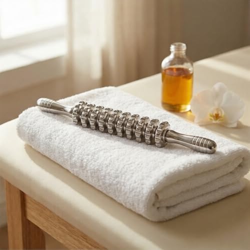 ONUEMP Stainless Steel Massage Roller - Ice Body Sculpt Guasha Fascia Stick - size: Roller Stick