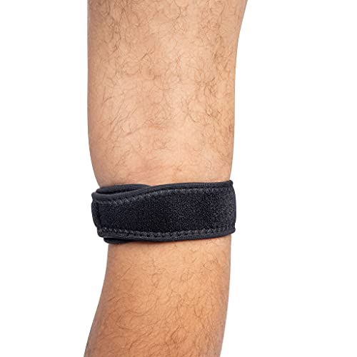 Patellar Tendon Knee Strap for Pain Relief for Athletic Support, Jumper’s Knee, Runner's Knee and Tendonitis (One Size)
