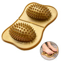 Foot Massager Roller, Oval Shaped Massage Mat, 7.28 X 4.92 in - Yellow