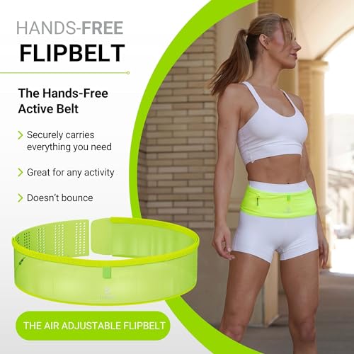 FlipBelt Air Adjustable - Neon Yellow - XSM - color: Neon Yellow, size: Medium to X-Large