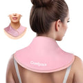 Comfpack Neck Ice Pack Wrap, Flexible Gel Neck Cooling Pack for Pain Relief, Cervical Injury Hot Cold Compression Therapy for Sport Injury, Swelling, Inflammation - color: Pink