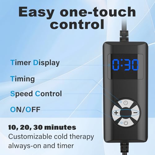 Ice Machine for Shoulder After Surgery, Shoulder Ice System Post-Surgery - size: 9-Quart, style: Shoulder pad