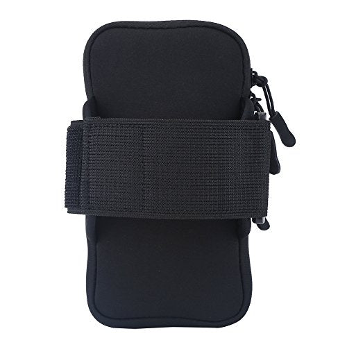 Armband Phone Holder for Running, Adjustable Sports Arm Bag with Key Pocket for, Gym Workout, Cycling, Fitness up to 6 inch