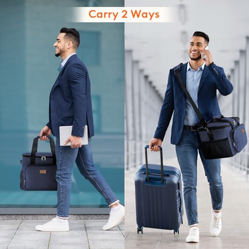 Lifewit Insulated Lunch Box for Men, Lunch Bag Cooler Women, 40-Can 24L - color: Dark Blue, size: Jumbo(24L)