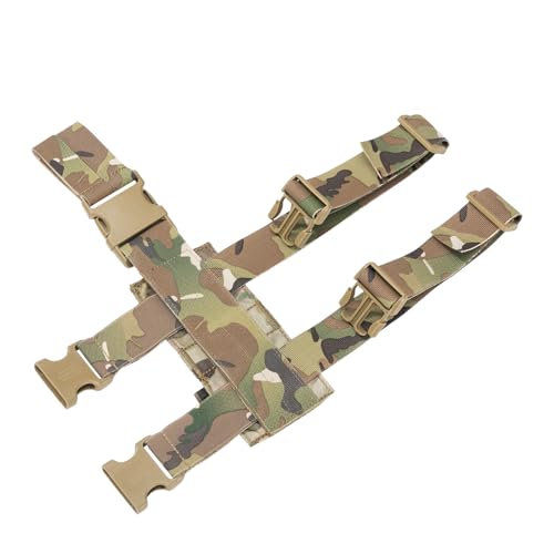 EXCELLENT ELITE SPANKER Tactical Drop Leg Holster Adjustable Drop Leg Platform Molle Module Universal Bag for Left/Right Leg - color: MCP
