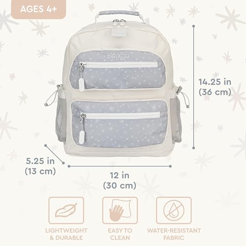 Bentgo Kids Print Durable & Water-Resistant Backpack - color: Starry Sprinkle, size: Kids Medium