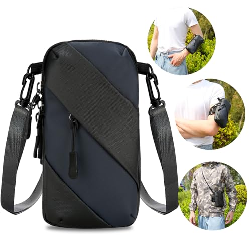 Phone Holder for Running Armband,Small Crossbody Shoulder Holsters Bag with Arm Bands for Women Men Kids,Fits iPhone 15 14 13 12 11 Pro Max Xs Xr 8 7 6S 6 Plus SE Mini Galaxy Workout,Exercise Arm Bag - color: Blue