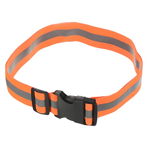 MECCANIXITY Reflective Belt Bands High Visibility Gear - color: Orange, size: 24x1.6 Inch