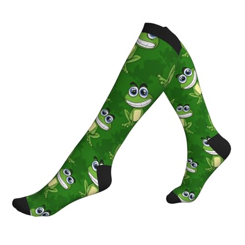 Compression Socks Circulation 15-20 Mmhg Knee High - color: Frog