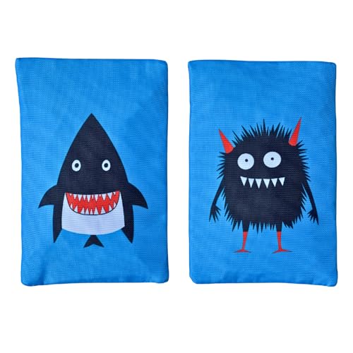 Yumbox Sweatproof Lunch Ice Packs for Kids (Monster Shark) - color: Monster Shark