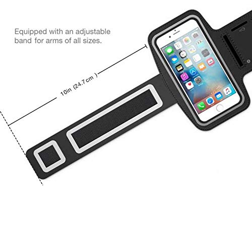 Running Armband Sports Gym Workout Case for Galaxy XCover Pro, Cover Band Neoprene Reflective Water Resistant Compatible with Samsung Galaxy XCover Pro