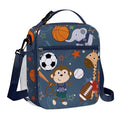 Clastyle Animal Ball Insulated Kid Lunch Bag for Boy Lunch Box, Giraffe Elephant - color: Monkey Ball