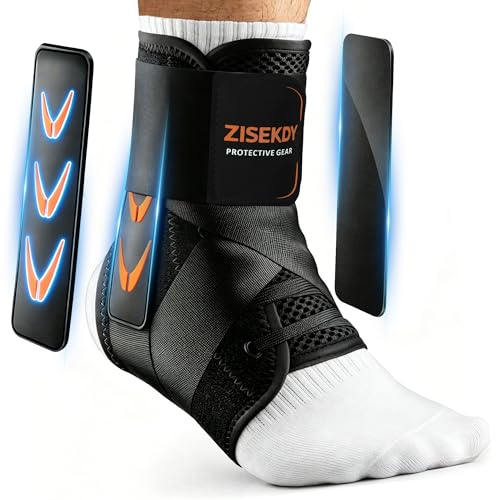 Ankle Brace Adjustable Support for Sprained Ankle and Injury Recovery - size: X-Large
