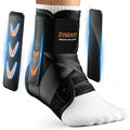 Ankle Brace Adjustable Support for Sprained Ankle and Injury Recovery - size: Large