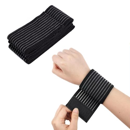 2 Pack Ankle Brace Compression Sleeve Support Adjustable Elastic Ankle Wraps for Ankle Sprains Fractures Pain Relief Chronic Plantar Fasciitis Sports Activities Football Volleyball Basketball