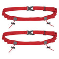 Bib Belt Race Belt Triathlon Running Number Holder 2Pcs Red - color: Red