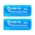 Reusable Hot Cold Gel Ice Pack for Pain Relief (12"x4.7", 2 Pack) - color: Blue - 12" X 4.7" - 2 Ice Packs