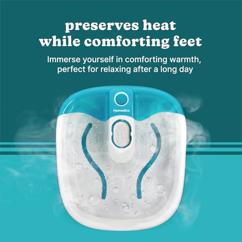 Homedics Bubble Mate Foot Spa, Toe Touch Controlled Foot Bath