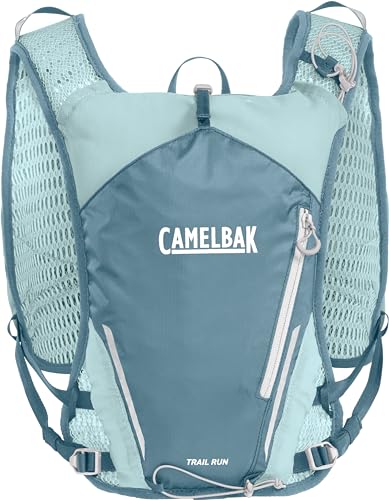 CamelBak Womenâ€™s Trail Run Hydration Vest with 34oz Capacity, Lightweight Breathable Design and Storage for Trail Running and Training, Adriatic Blue 2.0