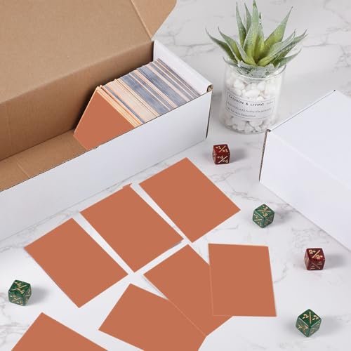 Yexiya Trading Card Storage Box White Cardboard Sports, 10 Pcs