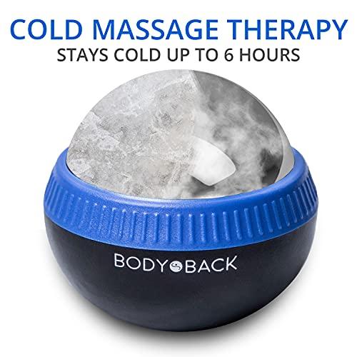 Body Back Glacier Ball - Lacrosse Massage Ball for Plantar Fasciitis Relief