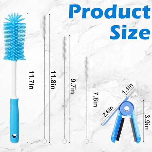 Palksky Water Bottle Cleaning Brush Kit, Brush & Straw Cleaner for Owala - size: 5 Pack