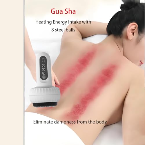 Lymphatic Drainage Massager with Suction & Heat Cupping Massager