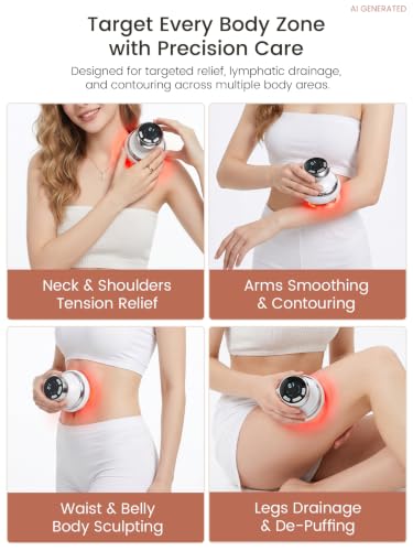Cupping Massager & Gua Sha, Lymphatic Drainage Massager