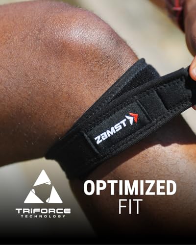 Zamst JK Band Sports Patella Band - Patella Knee Brace with Pressure Paid for Tendon Pain Relief - For Light Sports, Running, Hiking, Tennis, Athletics - size: Medium