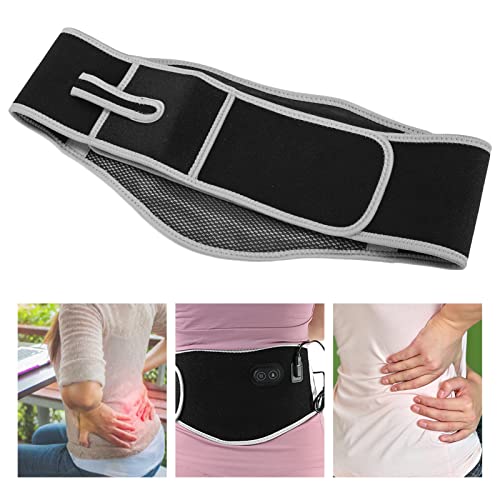 Adjust Heated Waist Belt, Electric Heat Pads, Fast Heating Lower Back Massager, Heat Belly Wrap Belt with Vibration Massage, Waist Wrap Belt, Portable Heating Pad for Back Lumbar Waist