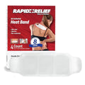 Rapid Relief Air-Activated Heat Bands for Neck and Shoulder, 4 Count - size: 4 Count