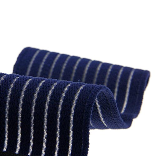BXT Elastic Breathable Wrap Ankle Support Brace Compression Knee Elbow Wrist Ankle Hand Support Wrap Sports Bandage Strap with Hook & Loop Fastener Straps(A PIECE) - color: Blue, 27.5 inch