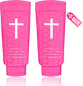 Soccer Shin Guards for Kids Youth and Adults, Honeycomb Padded - color: Pink, size: Large
