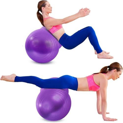Peanut Ball,Exercise Yoga Pregnancy Ball,Peanut Stability for Kids Therapy,Labor Birthing,Core Strength Training with Pump