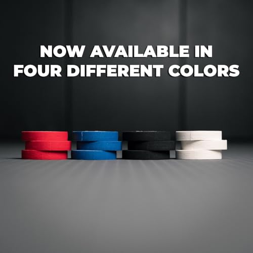 Gold BJJ Jiu Jitsu Tape - Strong Athletic Finger Tape, 1/2" x 30' - Protect Fingers and Toes in MMA, Judo, Wrestling, Martial Arts, Rock Climbing - color: Black